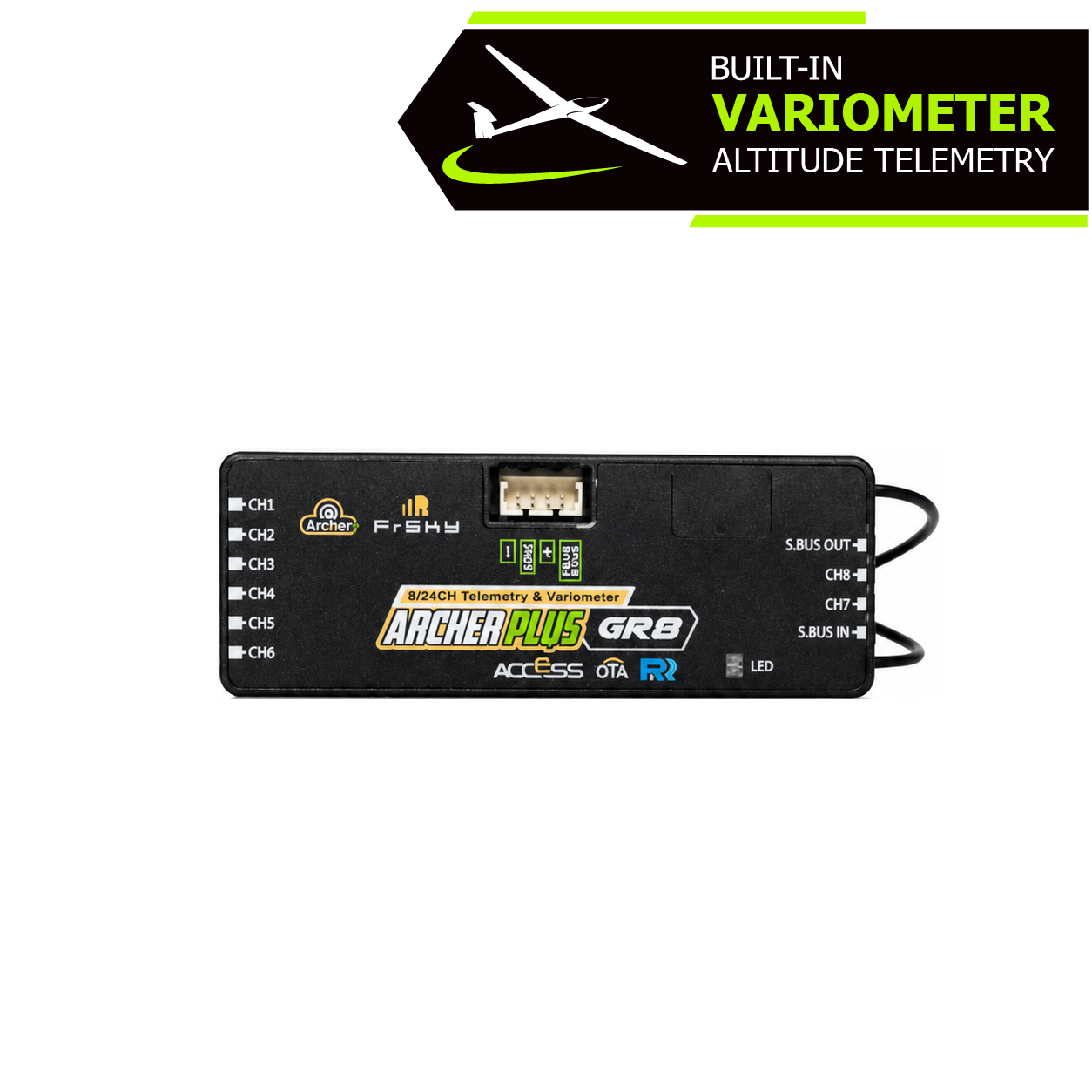 FrSky Archer Plus GR8 8-Channel Receiver