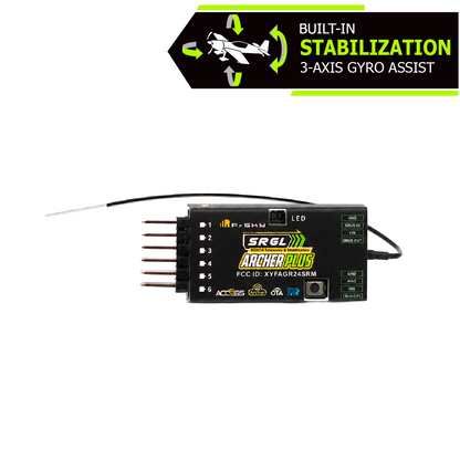 FrSky Archer Plus SR6L 6-Channel Stabilized Receiver