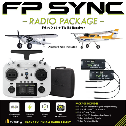 FP SYNC TWIN X14 Preloaded Model Combo – FMS Ranger 1220mm & PA-18 1300mm