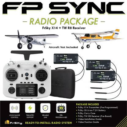 FP SYNC TWIN X14 Preloaded Model Combo – FMS Ranger 1220mm & PA-18 1300mm