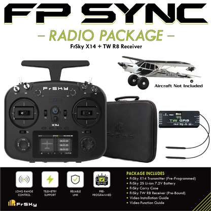 FP SYNC TWIN X14 Preloaded Model Combo – FMS Ranger 1220mm & PA-18 1300mm