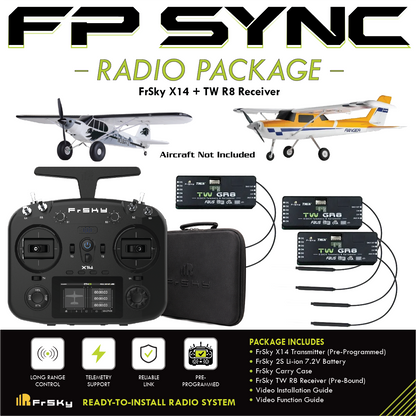FP SYNC TWIN X14 Preloaded Model Combo – FMS Ranger 1220mm & PA-18 1300mm