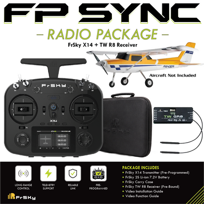 FP SYNC TWIN X14 Preloaded Model Combo – FMS Ranger 1220mm & PA-18 1300mm