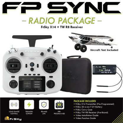 FP SYNC TWIN X14 Preloaded Model Combo – FMS Ranger 1220mm & PA-18 1300mm