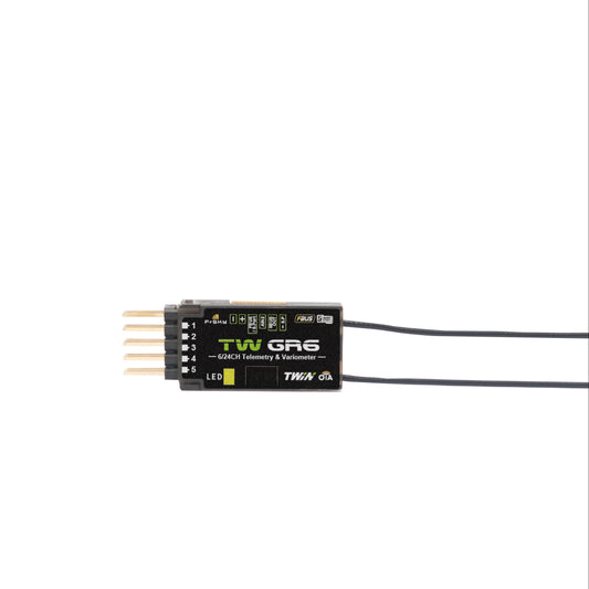 FrSky TWIN TW GR6 Receiver – 6 Channel with Variometer