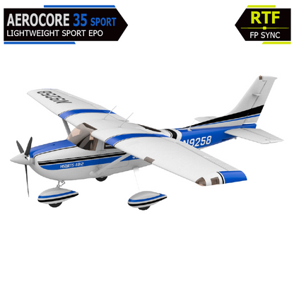HSD Flight 2000mm Cessna 182 RTF Blue