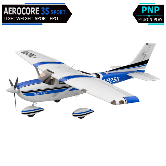HSD Flight 2000mm Cessna 182 PNP Blue