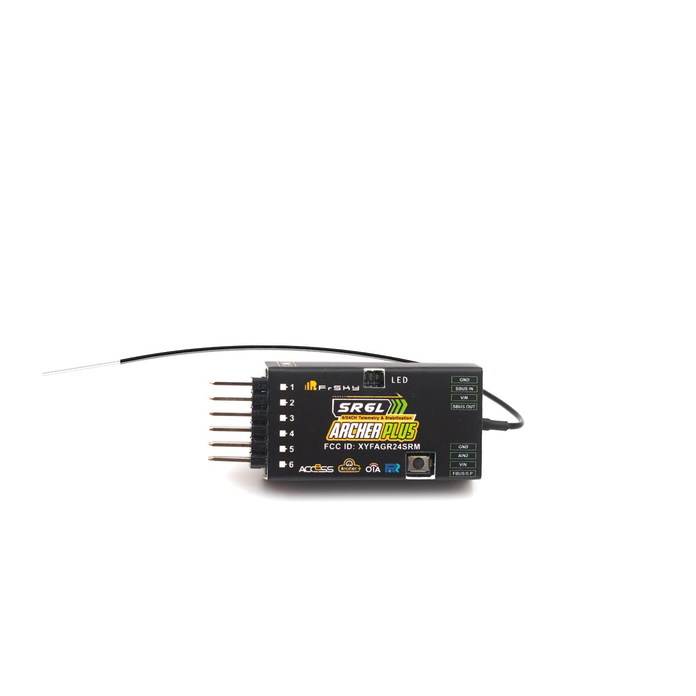 FrSky Archer Plus SR6L 6-Channel Stabilized Receiver