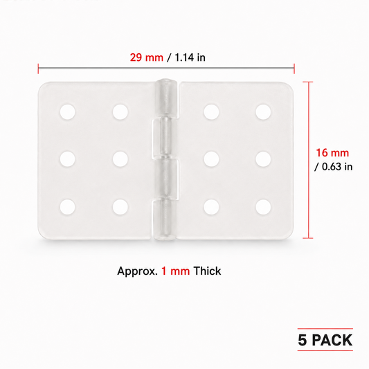 Blade Hinges – 5/8 in. Nylon, 5-Pack